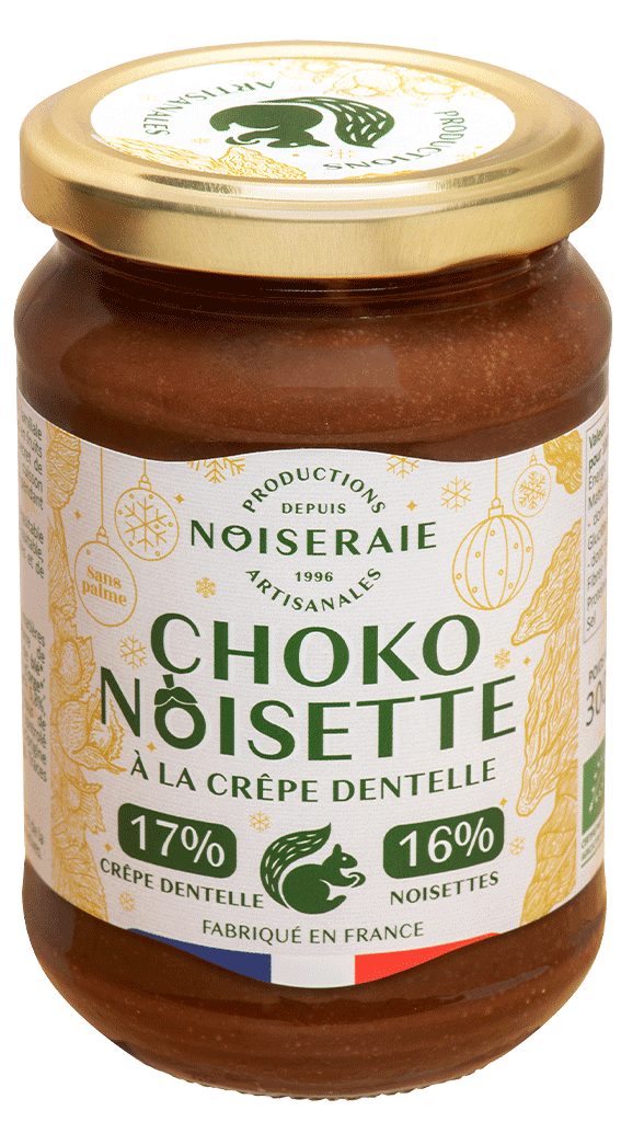 CHOKO NOISETTE CRÊPE DENTELLE