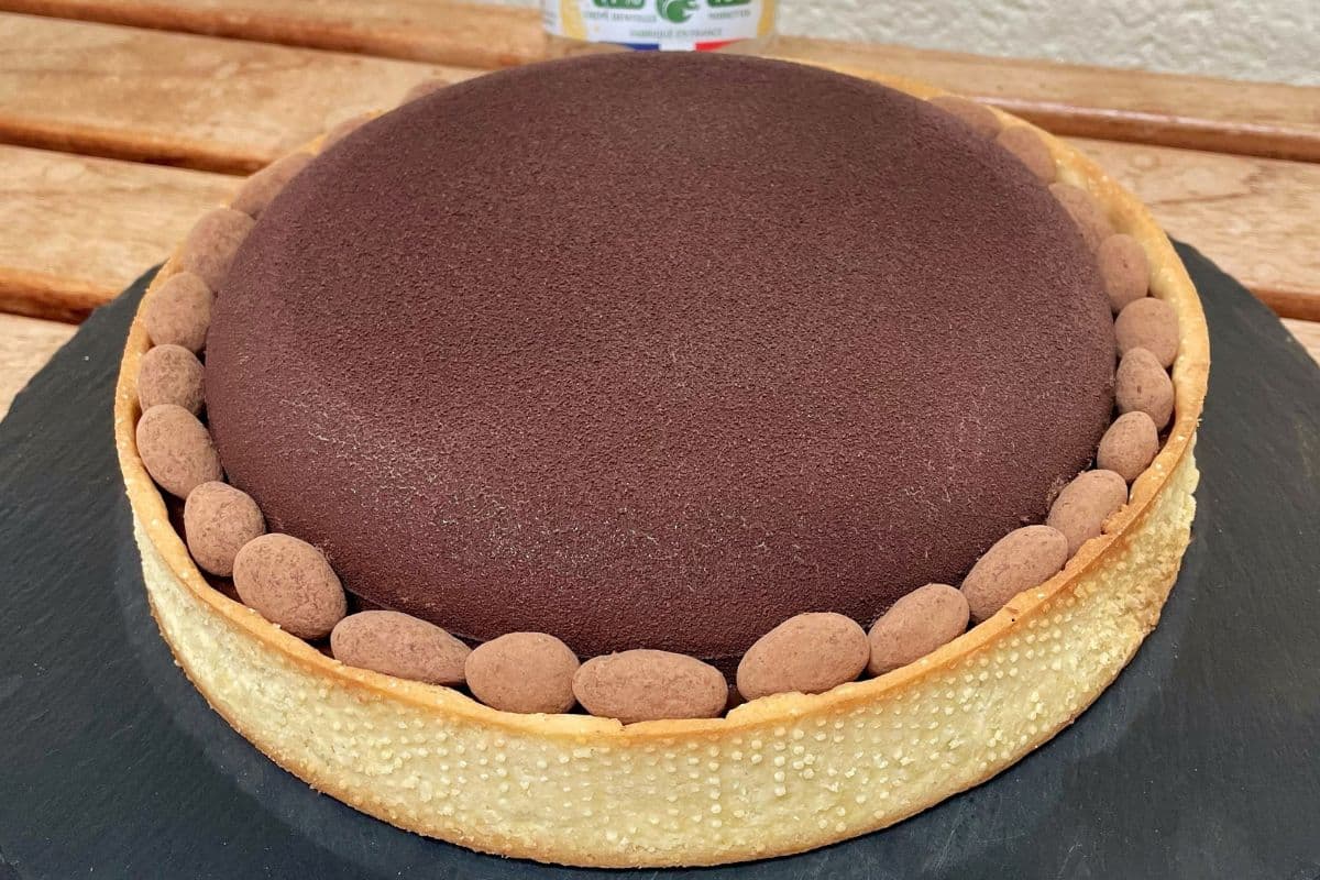 Tarte Choko Noisette à la Crêpe Dentelle