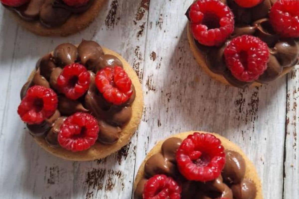 Tartelettes framboises pralinut